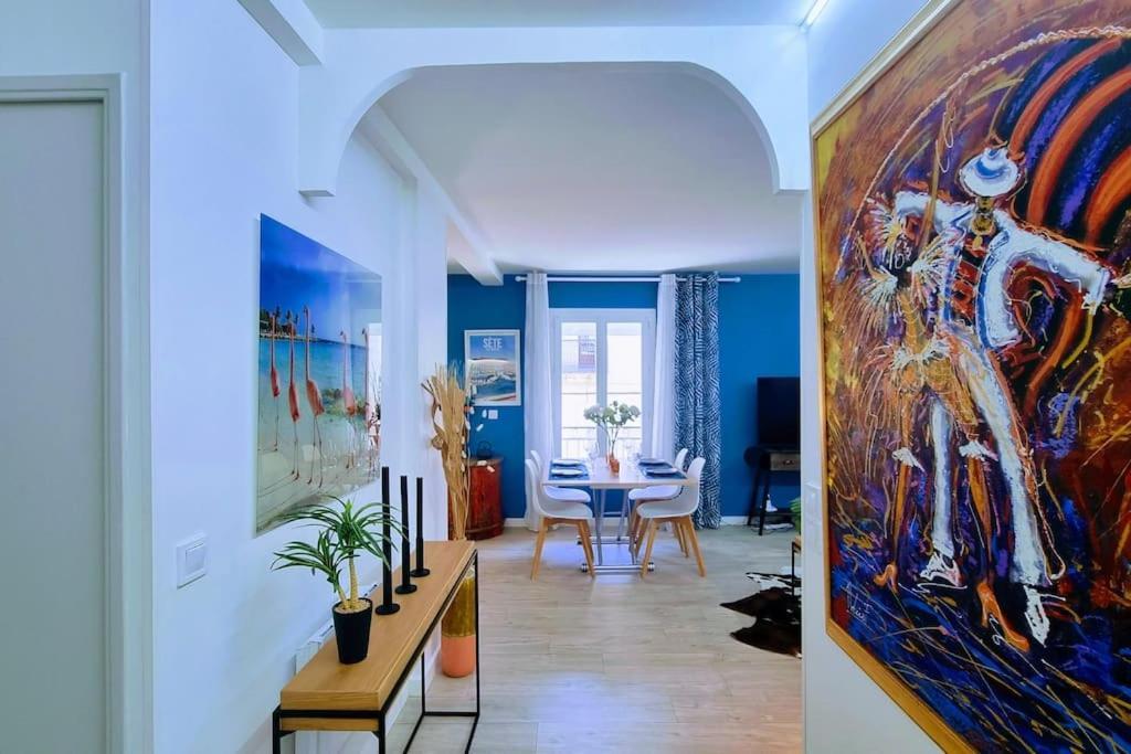 Le Clavel Superbe Deco, Centre Historique, Climatise, Parking A Proximite Daire Sète Dış mekan fotoğraf